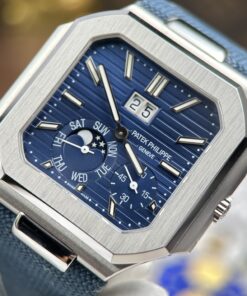Đồng hồ Patek Philippe Cubitus 5822P Replica 11 mặt xanh dương máy cơ Thụy Sỹ 45mm (1)