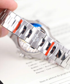 Đồng hồ Patek Philippe Nautilus 5712 Fake 11 mặt số màu cherry dây kim loại xưởng GR 40mm (2)