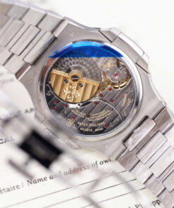 Đồng hồ Patek Philippe Nautilus 5712 Fake 11 mặt số màu cherry dây kim loại xưởng GR 40mm (2)