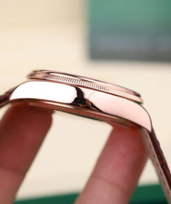 Đồng hồ Rolex Cellini 50515 Chế Tác bọc vàng thật 18K mặt trắng 39mm (2)