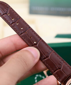 Đồng hồ Rolex Cellini 50515 Chế Tác bọc vàng thật 18K mặt trắng 39mm (2)