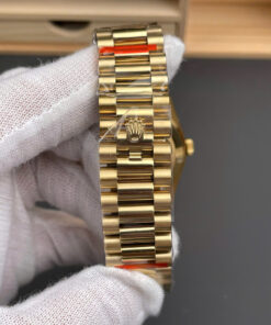 Đồng hồ Rolex Day-Date Replica 11 mặt đen máy cơ Thụy Sỹ nhà máy QF 40mm (2)