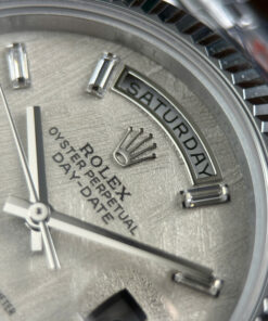 Đồng hồ Rolex Day-Date Replica 11 mặt thiên thạch nặng 186 grams nhà máy QF 40mm (2)