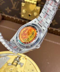 Đồng hồ Rolex Day-Date Replica cao cấp mặt xám nặng 186 grams nhà máy QF 40mm (14)