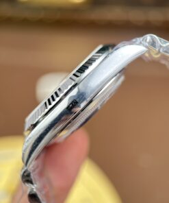 Đồng hồ Rolex Day-Date Replica cao cấp mặt xám nặng 186 grams nhà máy QF 40mm (14)