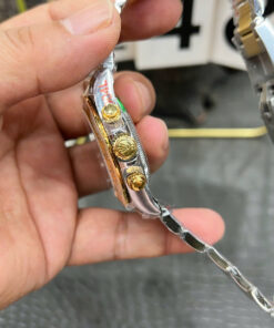 Đồng hồ Rolex Daytona 126503 Replica 11 mặt đen dây đeo oyster nhà máy QF 40mm (2)