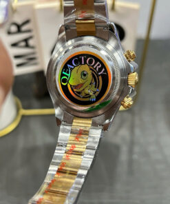 Đồng hồ Rolex Daytona 126503 Replica 11 mặt đen dây đeo oyster nhà máy QF 40mm (2)