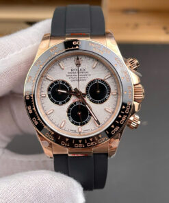 Đồng hồ Rolex Daytona 126515 Replica 11 mặt thiên thạch dây đeo oysterflex nhà máy QF 40mm (2)