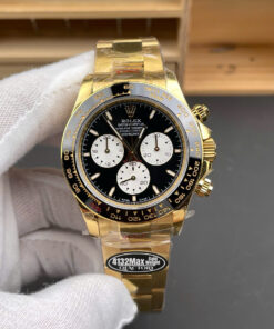 Đồng hồ Rolex Daytona 126528LN Le Mans Replica 11 mạ vàng máy Calibre 4132 Thụy Sỹ xưởng QF 40mm (2)