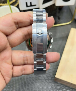 Đồng hồ Rolex Daytona Rep 11 mặt xanh băng cọc số chữ Ả Rập nhà máy QF 40mm (2)