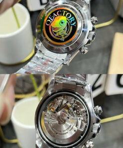 Đồng hồ Rolex Daytona Rep 11 mặt xanh băng cọc số chữ Ả Rập nhà máy QF 40mm (2)