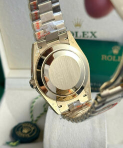 Đồng hồ Rolex Rep 11 Day-Date nam mặt xanh lá cây ombre nặng 186 gram xưởng QF 40mm (2)