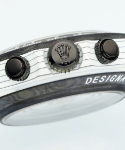Đồng hồ Rolex Replica 11 Daytona DiW Ferrari vỏ carbon trắng siêu nhẹ 40mm (2)