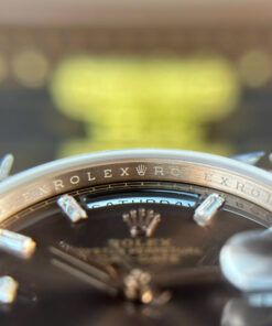 Đồng hồ Rolex chế tác Day-Date nam mặt nâu nặng 186 gram nhà máy QF 40mm (1)