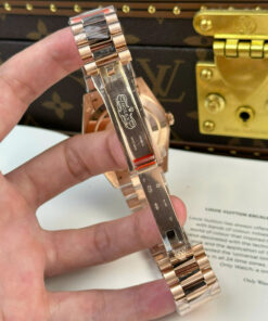 Đồng hồ Rolex nam chế tác Day-Date mặt nham thạch nặng 186 gram nhà máy QF 40mm (2)