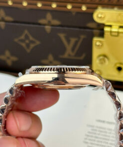 Đồng hồ Rolex nam chế tác Day-Date mặt nham thạch nặng 186 gram nhà máy QF 40mm (2)