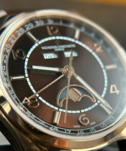 Đồng hồ Vacheron Constantin Rep 11 Fiftysix Complete Calendar 4000E màu nâu dây da 40mm (2)