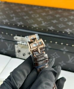 Đồng hồ Vacheron Constantin Rep 11 Fiftysix Complete Calendar 4000E màu nâu dây da 40mm (2)