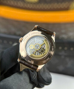 Đồng hồ Vacheron Constantin Rep 11 Fiftysix Complete Calendar 4000E màu nâu dây da 40mm (2)