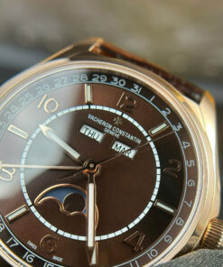 Đồng hồ Vacheron Constantin Rep 11 Fiftysix Complete Calendar 4000E màu nâu dây da 40mm (2)