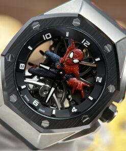 Đồng hồ nam Audemars Piguet Replica 11 Royal Oak Titanium 26631IO Spider-Man dây cao su 42mm (2)