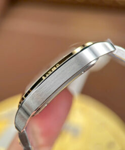 Đồng hồ nam Cartier Santos Rep 1 1 mặt lộ cơ viền vàng nhà máy MLF 39 (1)