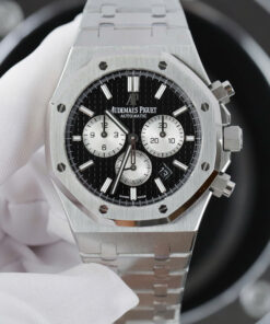 Đồng hồ nam Rep 11 Audemars Piguet Royal Oak Chronograph 26331ST mặt đen nhà máy APS 41mm (2)