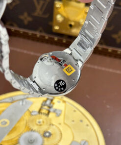 Đồng hồ nữ Cartier Ballon Bleu Rep 11 mặt hồng dây kim loại nhà máy AF 33mm (2)