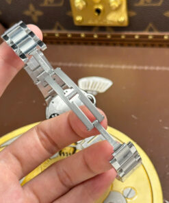 Đồng hồ nữ Cartier Ballon Bleu Rep 11 mặt hồng dây kim loại nhà máy AF 33mm (2)