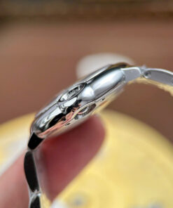 Đồng hồ nữ Cartier Ballon Bleu Rep 11 mặt hồng dây kim loại nhà máy AF 33mm (2)