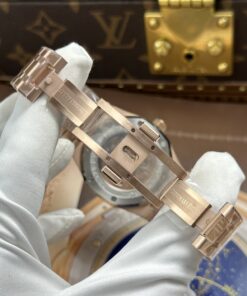 Đồng Hồ Audemars Piguet Rep 11 Royal Oak Perpetual Calendar 26574OR mặt xanh dương vỏ mạ vàng hồng 41mm (2)