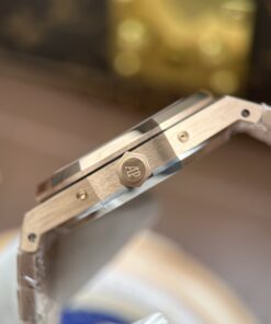 Đồng Hồ Audemars Piguet Rep 11 Royal Oak Perpetual Calendar 26574OR mặt xanh dương vỏ mạ vàng hồng 41mm (2)