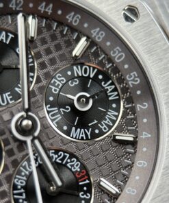 Đồng hồ Audemars Piguet Rep 11 Royal Oak Perpetual Calendar 26574ST mặt xám dây kim loại 41mm (2)