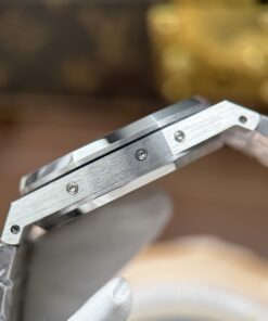 Đồng hồ Audemars Piguet Rep 11 Royal Oak Perpetual Calendar 26574ST mặt xám dây kim loại 41mm (2)