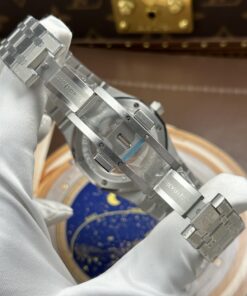 Đồng hồ Audemars Piguet Rep cao cấp Royal Oak Perpetual Calendar 26574ST mặt xanh dương dây kim loại 41mm (13)