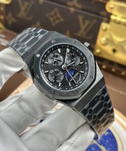 Đồng hồ Audemars Piguet Replica 11 Royal Oak Perpetual Calendar 26579CE màu đen vỏ mạ DLC 41mm (4)