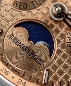 Đồng hồ Audemars Piguet Royal Oak Perpetual Calendar 26615TI Rep 11 mặt cá hồi dây kim loại 41mm (2)