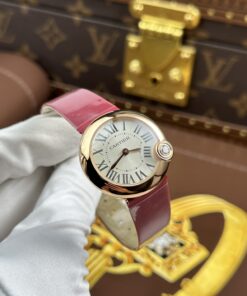 Đồng hồ Cartier Ballon Blanc Replica 11 mạ vàng hồng máy pin xưởng AF 30mm (2)