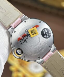 Đồng hồ Cartier Ballon Bleu Replica 11 màu hồng máy cơ tự động xưởng AF 33mm (2)