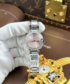 Đồng hồ Cartier Ballon Bleu W4BB0037 Replica 11 mặt hồng máy pin Thụy Sỹ xưởng AF 33mm (2)