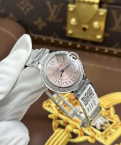 Đồng hồ Cartier Ballon Bleu W4BB0037 Replica 11 mặt hồng máy pin Thụy Sỹ xưởng AF 33mm (2)