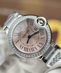 Đồng hồ Cartier Ballon Bleu W4BB0037 Replica 11 mặt hồng máy pin Thụy Sỹ xưởng AF 33mm (2)