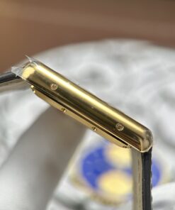 Đồng hồ Cartier Tank Louis Replica 11 mặt trắng dây da màu xám 27.8×38 (2)