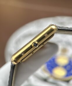 Đồng hồ Cartier Tank Louis Replica 11 mặt trắng dây da màu xám 27.8×38 (2)