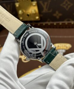 Đồng hồ Fendi Crazy Carats Replica 1 1 màu xanh lá cây đính đá quý 36mm (2)