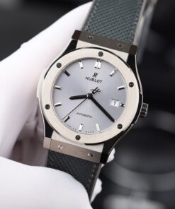 Đồng hồ Hublot Classic Fusion Replica 11 mặt xám vỏ titan siêu nhẹ nhà máy JJZ 42mm (2)