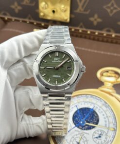 Đồng hồ IWC Ingenieur Rep 11 mặt xanh lá cây máy cơ Thuỵ Sỹ nhà máy GH 40mm (2)