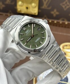 Đồng hồ IWC Ingenieur Rep 11 mặt xanh lá cây máy cơ Thuỵ Sỹ nhà máy GH 40mm (2)