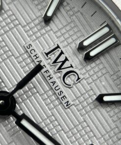 Đồng hồ IWC Ingenieur Rep cao cấp mặt xám nhạt dây kim loại xưởng GH 40mm (2)