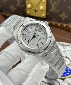 Đồng hồ IWC Ingenieur Rep cao cấp mặt xám nhạt dây kim loại xưởng GH 40mm (2)